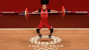 Sabet Medali Perunggu di Olimpiade Tokyo, Lifter Windy Cantika: Alhamdullilah, Ini Medali Pertama Saya