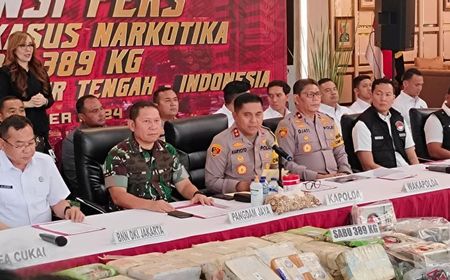 Polda Metro Gagalkan Peredaran Sabu 'Afgan Sabur' Seberat 389 Kilogram