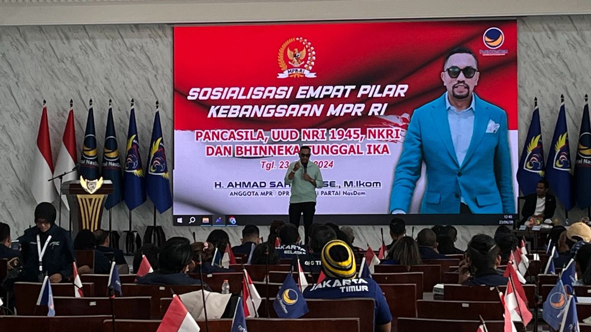 Proposé par le NasDem Jakarta DPW jadi Cagub, Sahroni: J’ai rêvé de devenir président