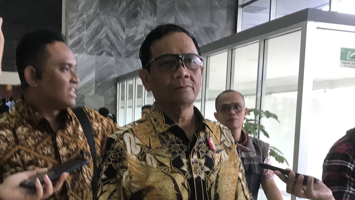 Mahfud MD: Restorative Justice Comes From Indonesian Legal Cultural Wisdom