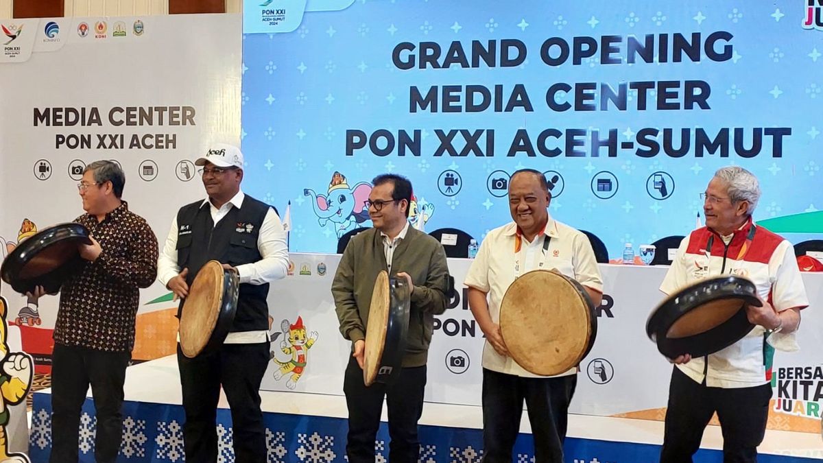 Wamenkominfo nezar official Media Center PON XXI Aceh-Sumatra 2024