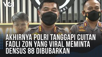 VIDEO: Akhirnya Polri Tanggapi Cuitan Fadli Zon yang Viral Meminta Densus 88 Dibubarkan