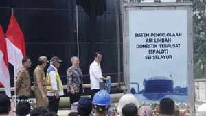 Presiden Jokowi Resmikan Proyek SPALDT di Palembang 