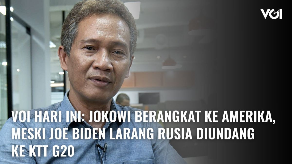 VIDEO VOI Today: Jokowi Departs For America, Even Though Joe Biden Bans Russia From Being Invited To The G20 Summit