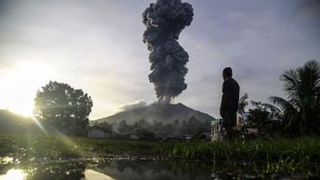 Le mont Ibu a éclaté deux fois, émettant 500 mètres de cendre