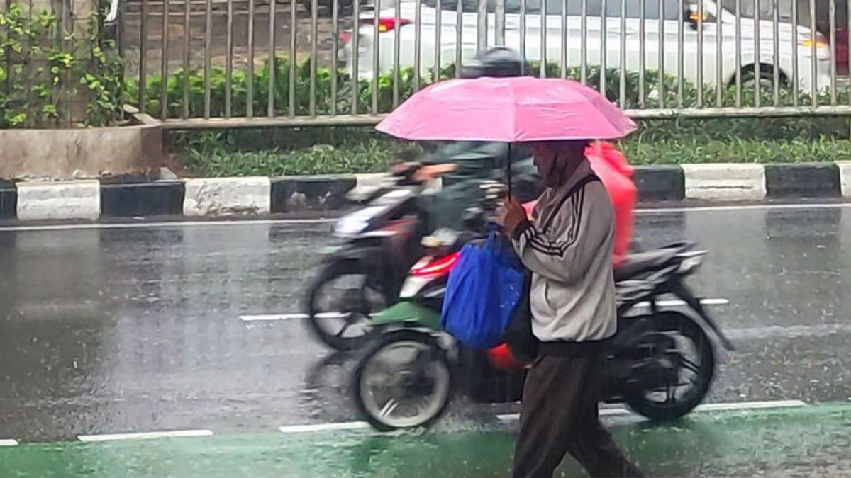 BMKGはジャカルタが木曜日に雨が降ると予測しています