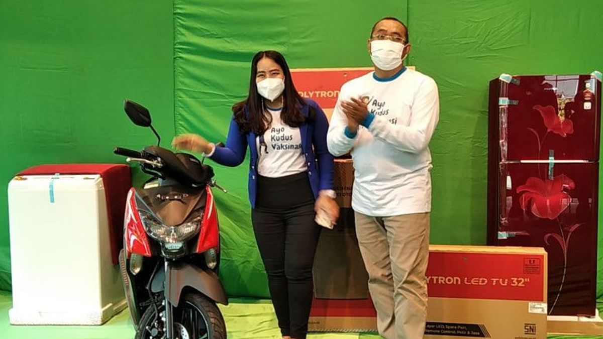 Kudus Prepares Prizes For 6 Motorcycles And 8 Refrigerators To Boost The Number Of Vaccination Participants, Check The Locations Here