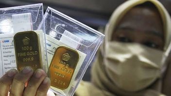 Antam Stagnan Gold Price在周末之前为每克1,043,000印尼盾