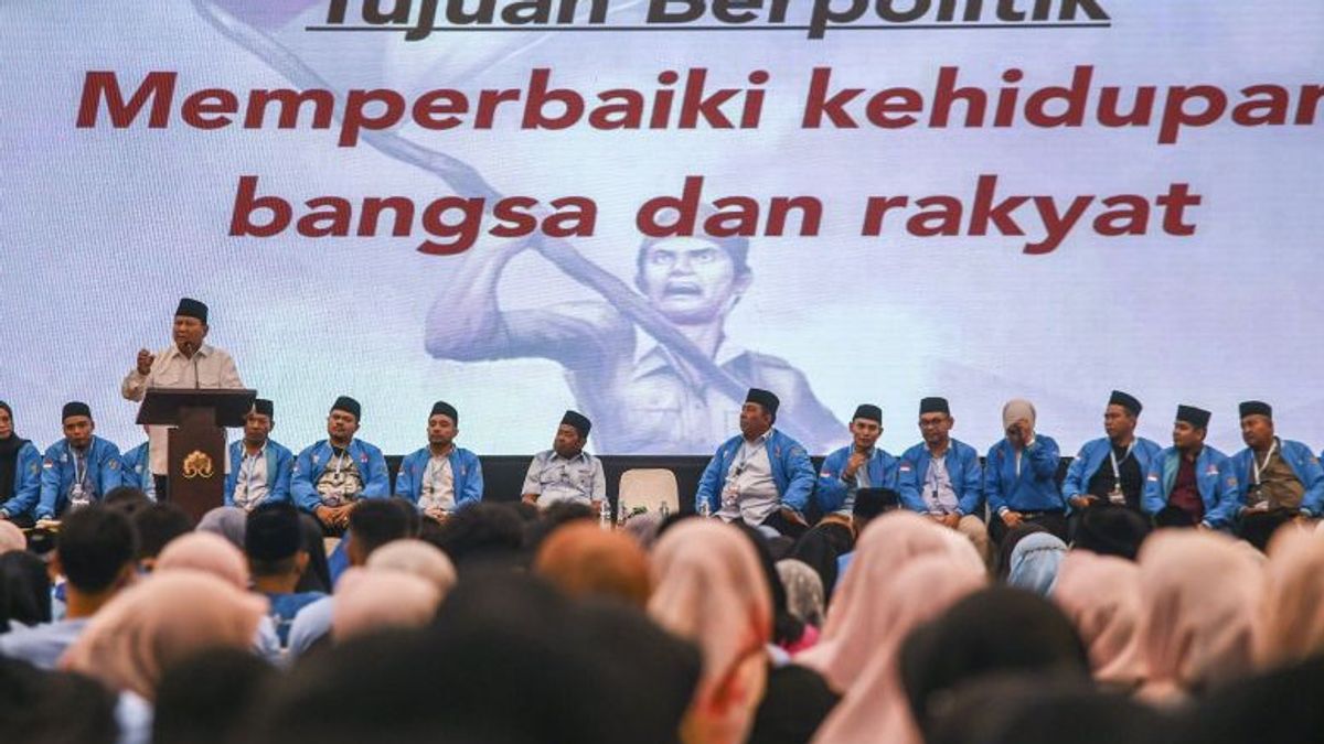 Prabowo: If Someone Is Defaming, It's Just Praying For Us