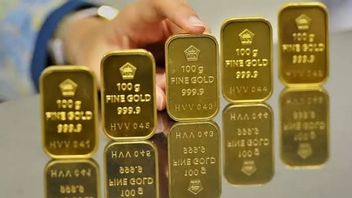 Antam黄金价格为每克1,087,000印尼盾,一秒钟下降