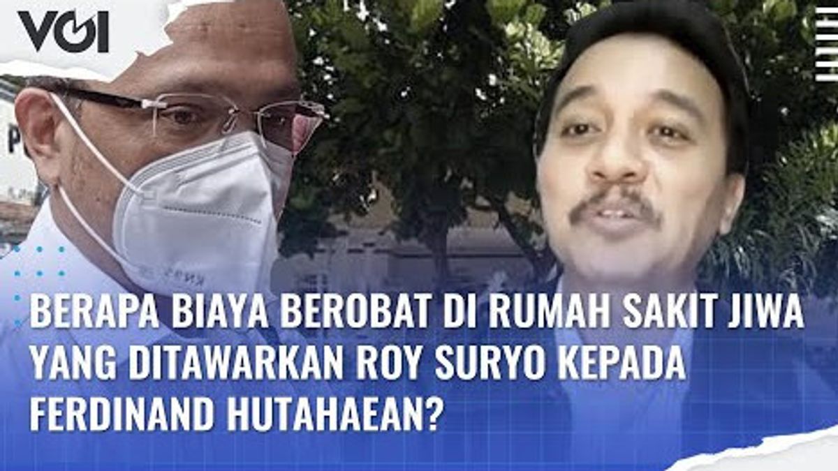 VIDEO: Berapa Biaya Berobat di Rumah Sakit Jiwa yang Ditawarkan Roy Suryo kepada Ferdinand Hutahaean