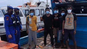 亚齐警方在北亚齐水域逮捕哈里茂拖网渔船