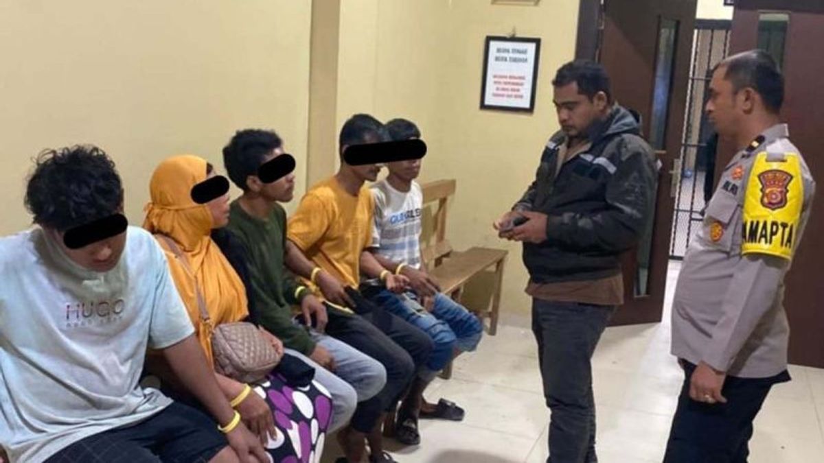 Polres Pidie Jaya Aceh Tangkap 5 Penyebar Hoaks Air Naik Laut Saat Banjir