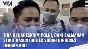 VIDEO: Kasus Quotex, Doni Salmanan Penuhi Panggilan Bareskrim Polri