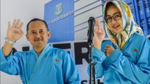 Campaign At Ashabul Maimanah Islamic Boarding School, Banten Pilgub Paslon Airin-Ade And Serang Andika-Nangan Pilbup Reported To Bawaslu