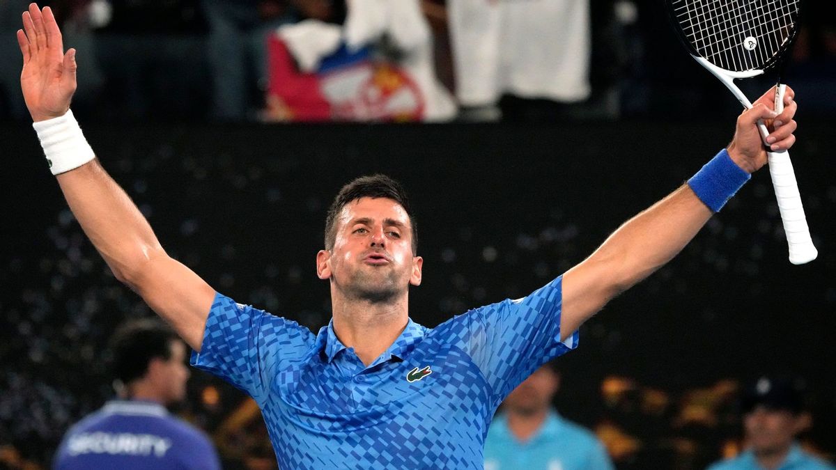 Menangi Australia Open 2023, Novak Djokovic Raih Gelar Juara Grand Slam Ke-22 dan Samai Rekor Rafael Nadal