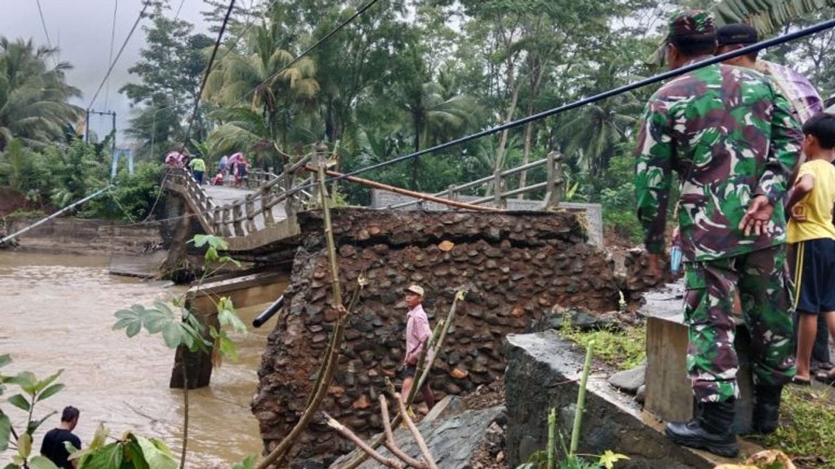 Floods And Landslides Hit A Number Of Areas In Trenggalek, East Java