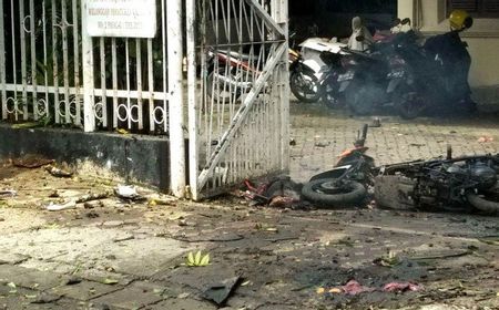 Ada 2 Pelaku Bom Bunuh Diri Berboncengan saat Coba Terobos Katedral Makassar