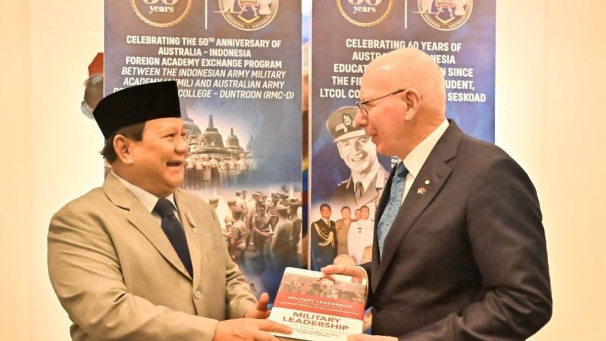 Menhan Prabowo dan Gubernur Jenderal Australia Bahas Manfaat Pertukaran Kadet