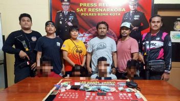 Arrest 4 Suspected Traffickers, Bima City Police Secure 41 Clips Of Shabu-Shabu