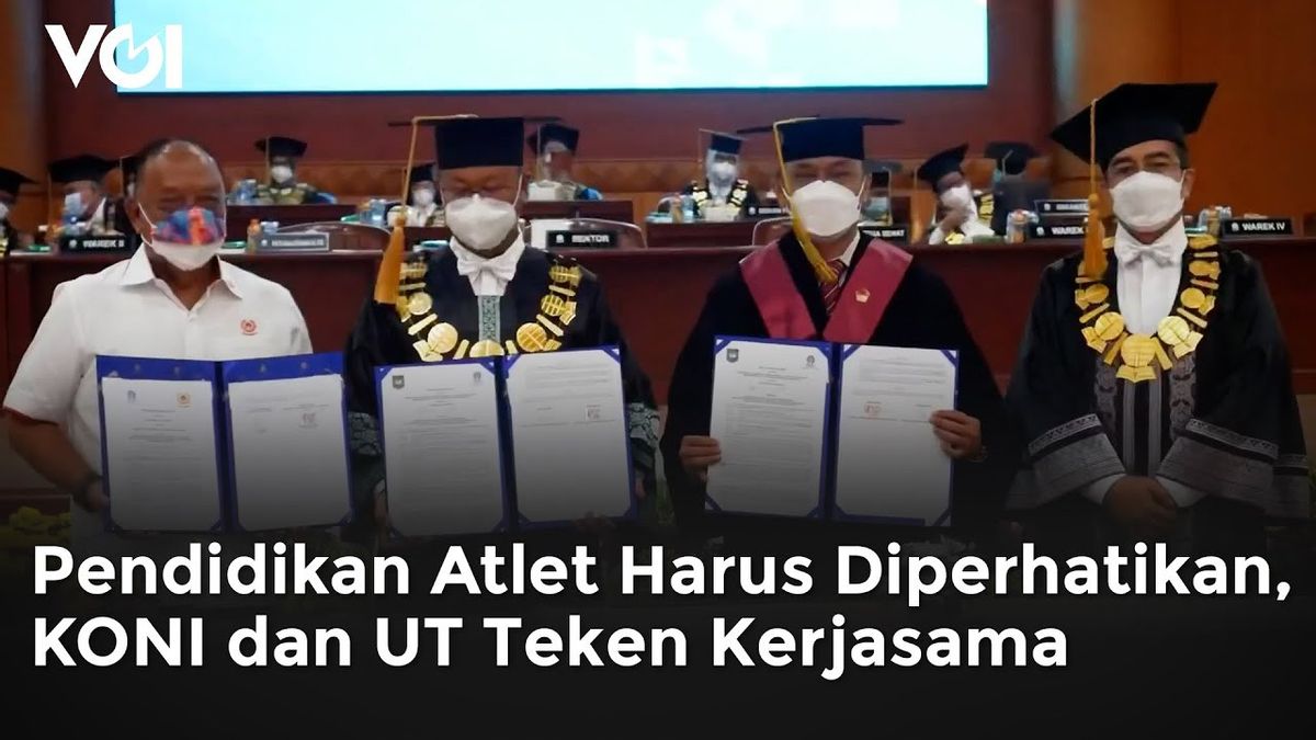 VIDEO: Athletes Education Must Be Pay Attention To, KONI And UT Sign Cooperation