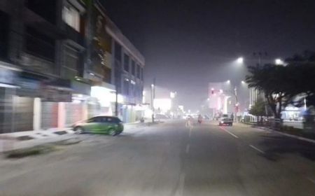 Kota Dumai Diselimuti Kabut Asap Imbas Kebakaran Lahan