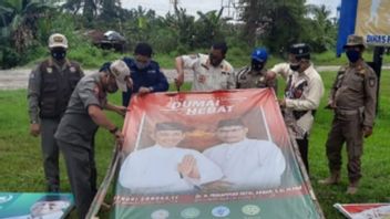 12 Jours De Période De Campagne, Riau Bawaslu A Dissous Les Campagnes 2 Fois Parce Qu'ils N'avaient Pas Autorisé La Police