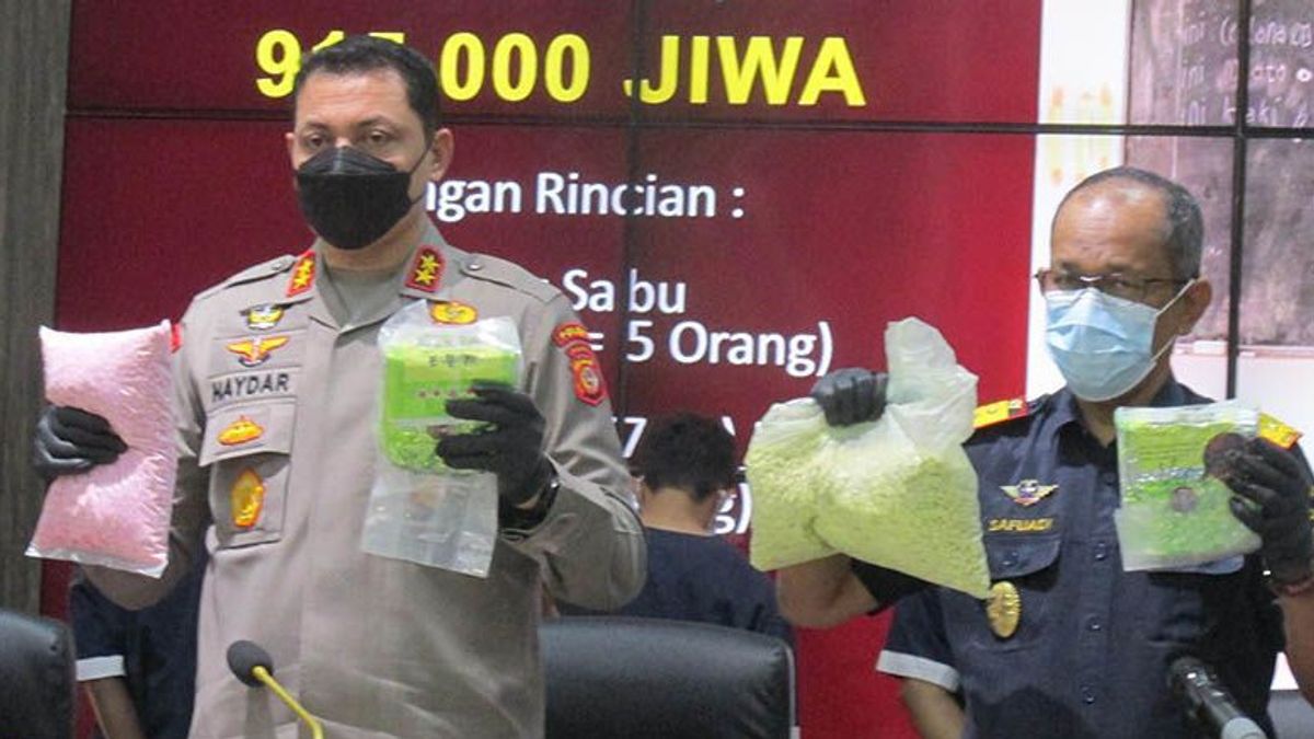 Polda Aceh Amankan Enam Orang dalam Kasus Penyelundupan Sabu 150 Kg
