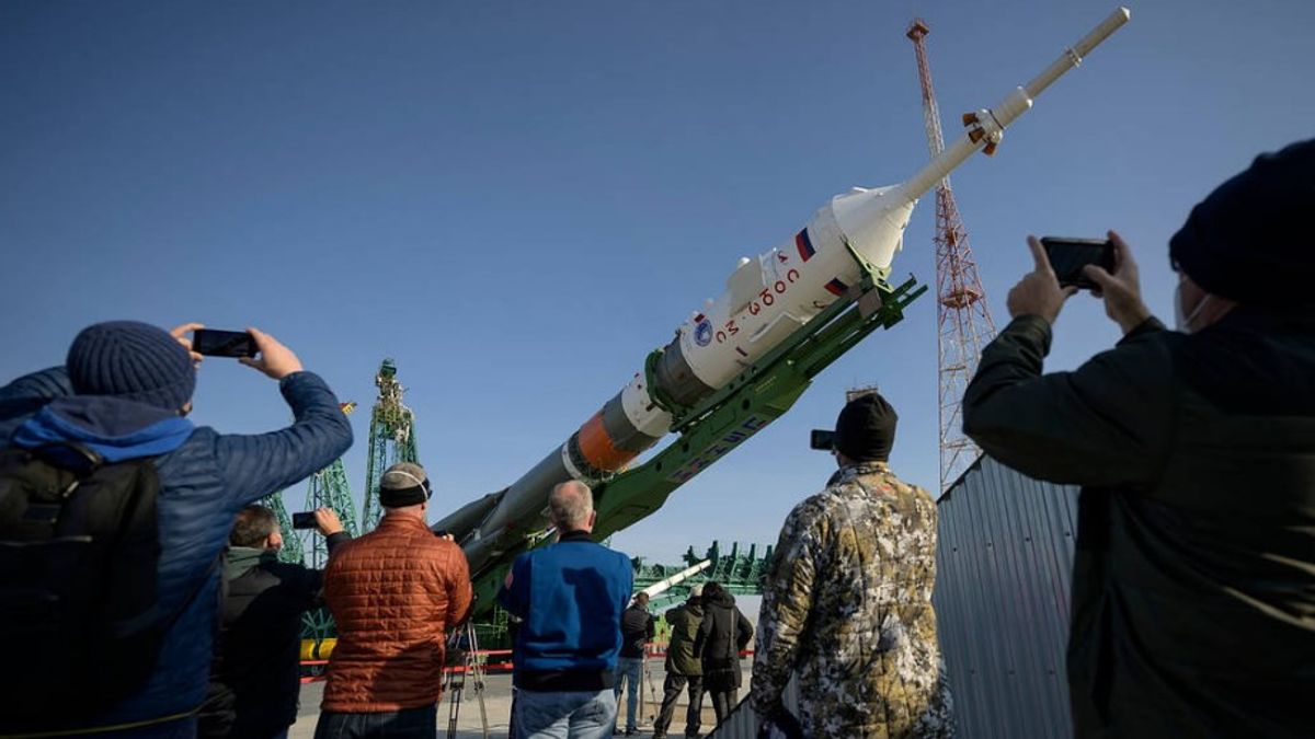 Rappelle Youri Gagarine, La Russie Lance Soyouz MS-18 Rocket