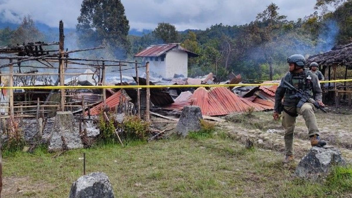 KKB Leader Of Lamek Taplo Allegedly Perpetrator Of Burning SMAN 1 Oksibil, Called To Lure Officials