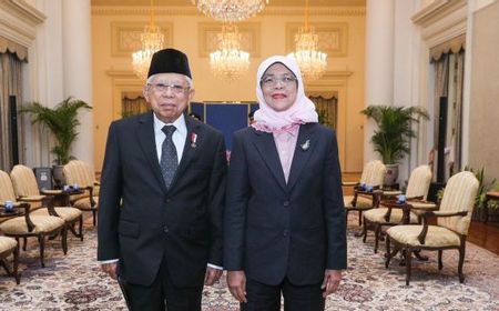 Bertemu 1 Jam, Wapres Sebut Presiden Singapura Dukung Indonesia Jadikan Asia Tenggara Pusat Ekonomi Dunia