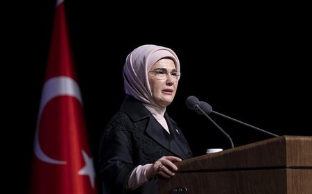 Istri Erdogan: Dunia Berduka Melihat Kekejaman Israel ke Palestina