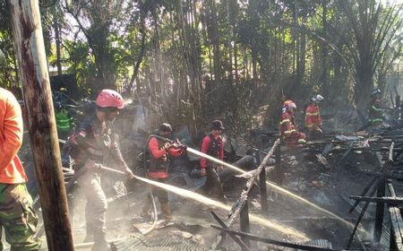 1 Kios dan 3 Rumah Warga di Palangka Raya Kebakaran, Api Muncul dari Kipas Angin