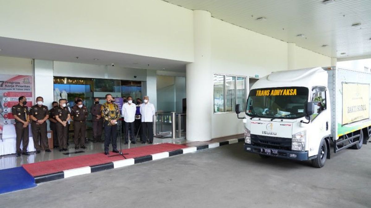 The Attorney General's Office in Cianjur Affected by the Earthquake, the Attorney General's Office Sends Inventory Assistance from Jakarta