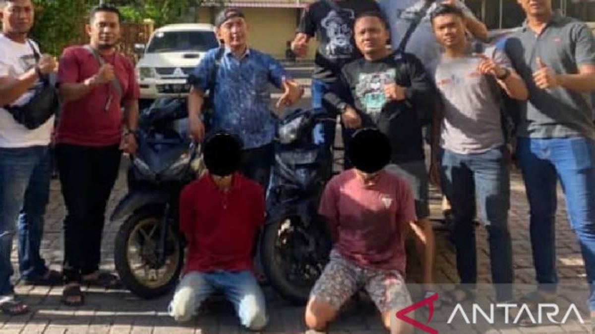 Two Construction Workers In Banda Aceh Concurrently Become Cross-Provincial Motorcycle Thieves