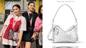 Gaya Simpel Nagita Slavina di Konser BLACKPINK dengan Tas Rp74 Juta