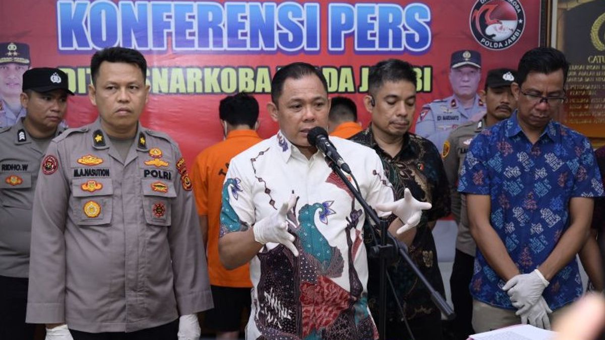 Polda Jambi Ungkap Penyelundupan 4,5 Kg Sabu Jaringan Internasional