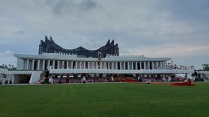 Lapangan Istana IKN Memukau Jelang Detik-detik Proklamasi