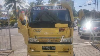 Yellow Truck Driver Who Hit A Police Officer In Denpasar Is Named A Suspect