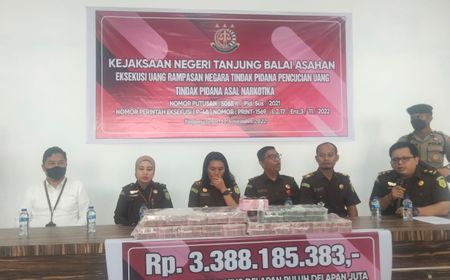 Kejari Tanjungbalai-Asahan Amankan Uang Rp3,3 Miliar dari Kasus Pencucian Uang Narkoba yang Dikendalikan Napi