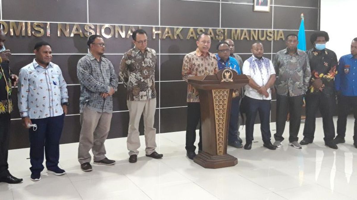 Meeting The Coalition Of The Papuan People, Komnas HAM Promises To Convey It To The Commanders Of The National Police So That The Case Of Mutilation Implements The Connection Court
