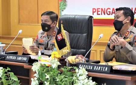 Polda Banten dan Polda Lampung Bahas Penyekatan, Proses Screening Penumpang Kapal Lintas Provinsi Jelang Natal dan Tahun Baru