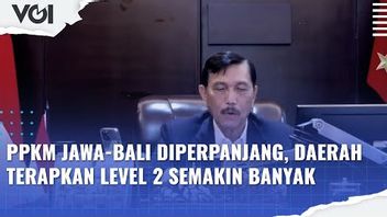 VIDEO: Java-Bali PPKM Extended, This Is Said By Luhut Binsar Pandjaitan