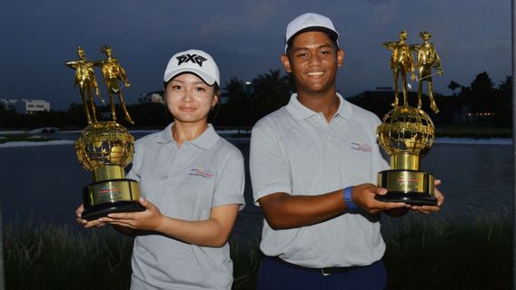 Golfe indonésien domine le tournoi de golf junior du monde ciputra golf entrepreneur