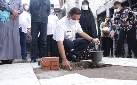 Revitalisasi Rumah Bekas Terbakar di Kwitang, Anies: Insyallah Bisa Merasakan Hunian Baru Saat Idulfitri