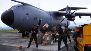 Pesawat Airbus A-400 TNI AU Angkut 24 Ton Bantuan ke Aceh