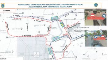 Jalan Katedral Ditutup karena Pekerjaan Terowongan Silaturahmi, Ini Rekayasa Lalinnya   