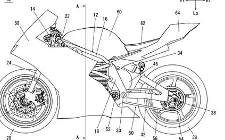 Gambar Paten Motor Listrik Sporty Yamaha Bocor, seperti Apa Gambarannya?