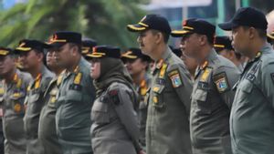 Ready To Secure Regional Head Elections, Hundreds Of South Jakarta Satpol PP Personnel Deployed