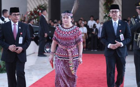 Makna Motif Sakral Baju Adat Dayak yang Dikenakan Puan Maharani di Sidang Tahunan MPR